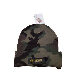LSU Tigers Beanie‎ Mens Nike Military Appreciation Green Camouflage